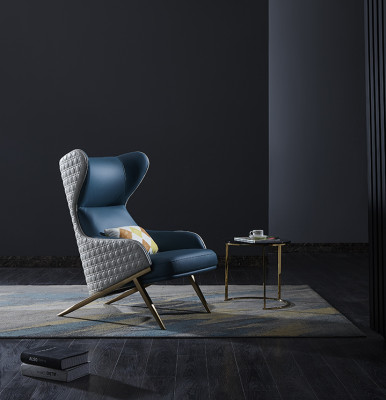 Křeslo Design Pohovka Sofa Relax Kožená Relaxační Klub Opatření Luksusní Turkis Nový