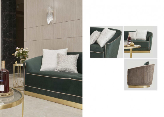 Designer Sofa Sofa set 3+2+1 seat Couch Upholstered Suite Living room Sofas