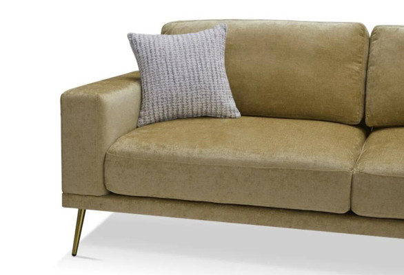 Design Stoff L-Form Couch Wohnlandschaft Ecksofa Garnitur Modernes Sofa Polster