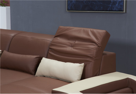 Obývací krajina U tvaru xxl rohová sedací souprava Pohovka Pohovka Čalouněný Nábytek Kůže Sofy Roh