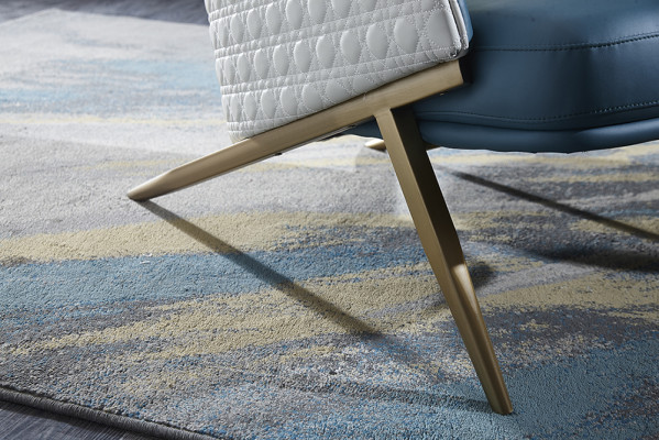 Křeslo Design Pohovka Sofa Relax Kožená Relaxační Klub Opatření Luksusní Turkis Nový