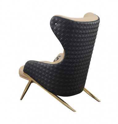 Křeslo Relax Kožená Relaxační Klubová Výplňový Design Pohovka Sedadlo Luxusní Béžová Nová