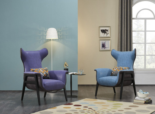 Židle nábytek design křeslo luxus židle čalouněný koktejl relaxační bar salónek klub