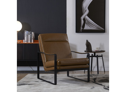 Křeslo Design Pohovka Sofa Relax Kožená Lounge Luxusní Televizní Klubovna Čalouněná Sedadlo