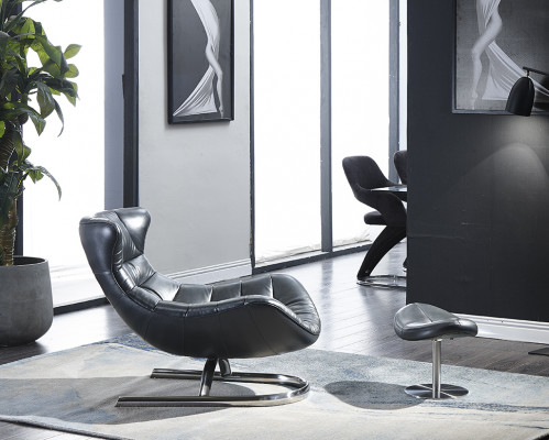 Křeslo Design Pohovka Sofa Sedadlo Koňak Lóže Club Potah Luxus Ušní Sedadlo Relax