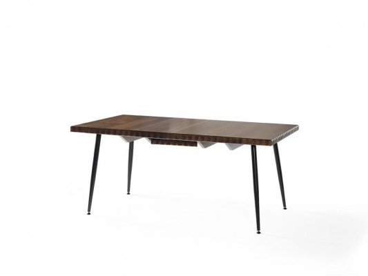 Luxusní sada 3 kusy Stůl Dřevo Jídelní stůl Jídelní místnost Kompletní 4 židle Nábytek