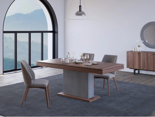 Kompletní jídelní pokoj stůl 4x židle Moderní nábytek Design Nové vybavení
