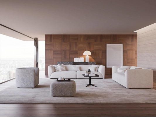 Nábytek do obývacího pokoje čtyřmístná pohovka gauč třímístný nábytek křeslo nový