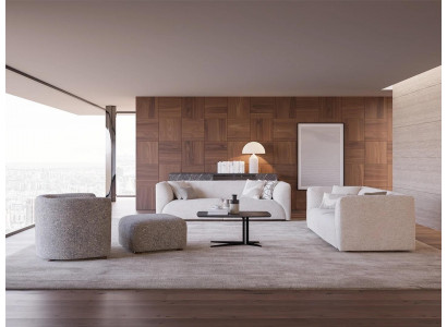 Obývací nábytek 4dílná souprava sedacího nábytku 2x trojseda Luxus pohovka Nový křeslo.