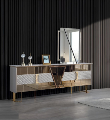 Moderní jídelní nábytek Sideboard luxus Nový zrcadlo