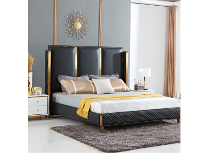 Postel Potah Design Luxus Dvojitá Hotelová Postel Manželská Ložnice 180x200cm