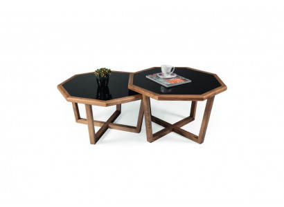 Konferenční stůl Modern Stolik Kavárny Designér Obývací Stůl Luxusní 2x Stůl