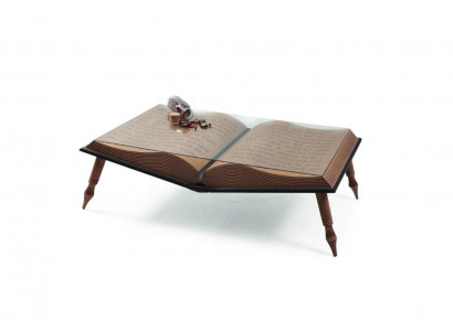 Designer Kávový Stůl Pro Obývací Pokoj Hnědý Buch Luxusní Nábytek 126x80cm