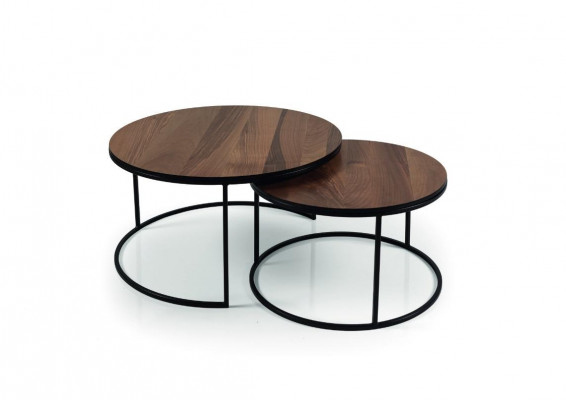 Designer kavč stůl set 2x obývací pokoj nerezová ocel dřevo moderní luxusní stůl