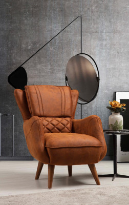 Křeslo Design Pohovka Luxus Obývací pokoj Čalouněný sedák Moderní Nový Nábytek
