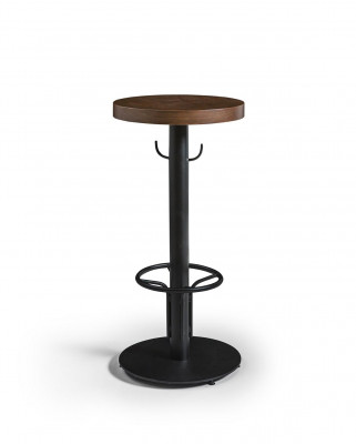 Bartisch Kulatý Stojící stůl Moderní dřevo Hnědý Nábytek Nový Luxusní Design