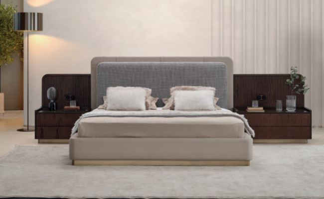 Moderní luxusní elegantní design postelí Prostějov ložnice 180x200 nábytek látky