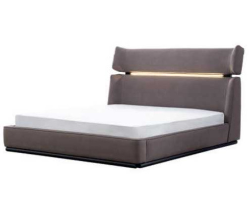 Moderní ložnice set 6 kusů postel 2x noční stolky komoda se zrcadlem