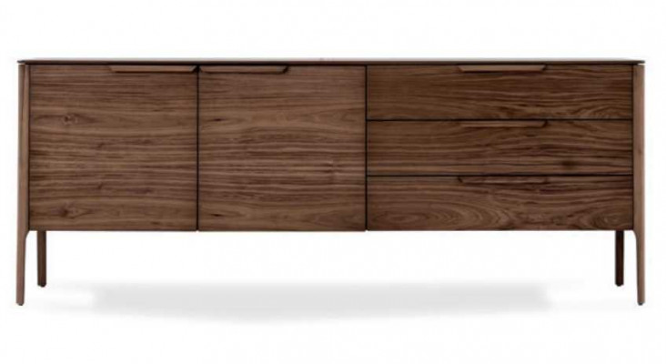 Sideboard Design Beige Luxus Jídelní sestava Komoda s dřevěnými přihrádkami