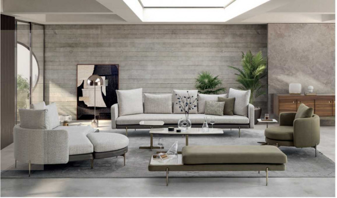 Obývací pokoj sestava 8 kusů moderního designu Luxusní sedací soupravy Luxusní pohovky Sedací soupravy