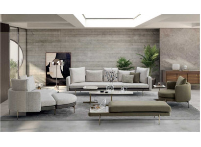 Obývací pokoj sestava 8 kusů moderního designu Luxusní sedací soupravy Luxusní pohovky Sedací soupravy