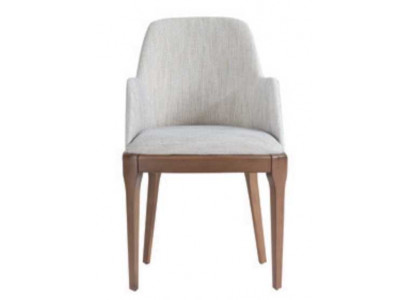 Židle Dřevo Luxus Moderní Design Bílá Jídelní Křeslo Möbel