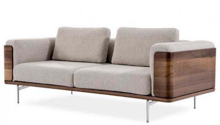 Obývací pokoj Luxus Moderní Design 2x pohovky s křeslem sedací souprava