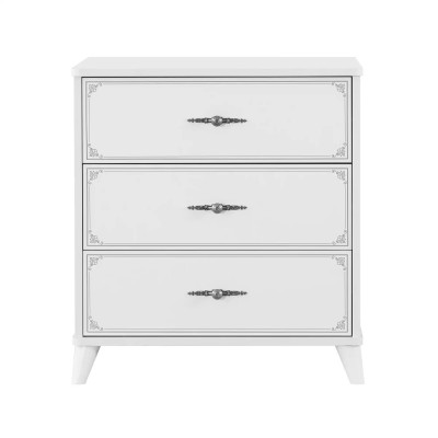 Sideboard komoda skříň dřevo komody ložnice design bílá luxus