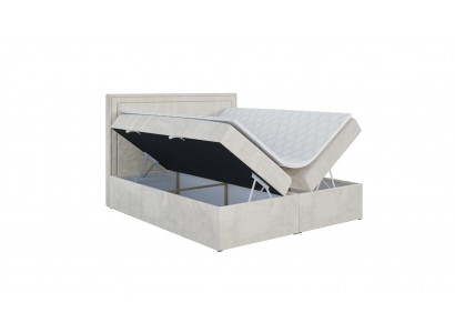 Moderní lůžko s čalouněním Design Luxus Doppel Möbel Schlafzimmer Boxspringbett Möbel