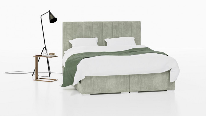 Luxusní postel čalouněný nábytek ložnice boxspringová postel design manželská postel Nový