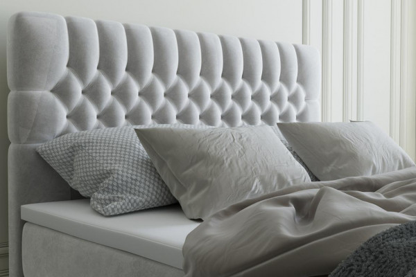 Chesterfield manželská postel Ložnice Luxus Postel Moderní nábytek Boxspring posteľ