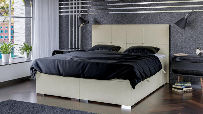 Ložnice Postel Potah Tkanina Design Luxus Nábytek Manželská postel Boxspring postel