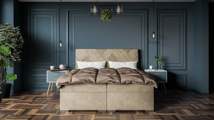 Luxusní postel Designer Ložnice Nábytek Moderní Manželská postel Kontinentální postel