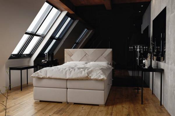 Luxusní postel Designer Ložnice Nábytek Moderní Manželská postel Kontinentální postel