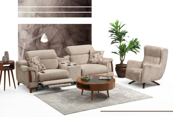 Sada pohovky Moderní sedací souprava Nový nábytek Obývací pokoj Designérčího čalounění Textilní