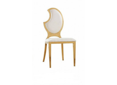 Design židle Polštáře Nové Moderní židle jídelny Luxusní nerezové židle