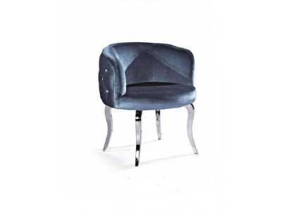 Design židle textilie jídelna nerezový ocel křeslo křeslo lounge sedadlo.