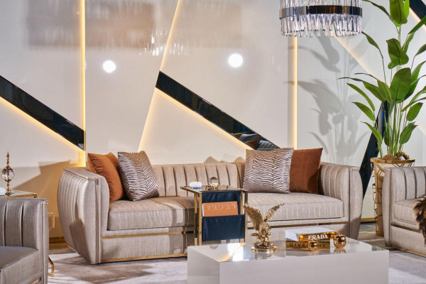 Obývací pokoj Nízké stolky Design Stůl Dřevo Beige Styl Moderní Luxus Stolky.