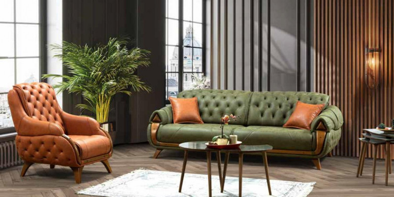 Křeslo Sedadlo Moderní design Obývací Pokoj Potah Jednosedadlo Relaxační Styl