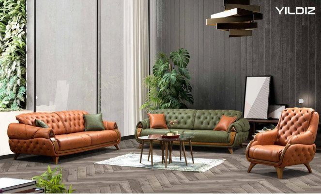 Sofa set 3+3 místná sofa pohovky Sofy luxusní skupina 2 kusy