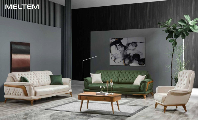 Couch Sofa Klasický styl Pohovka Třímístná Pohovka Nábytek 3 Místný