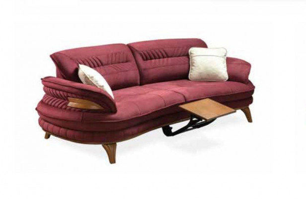 Skupina sedací souprava 3+3+1 sedák luxusní pohovka křeslo pohovky tkanina set