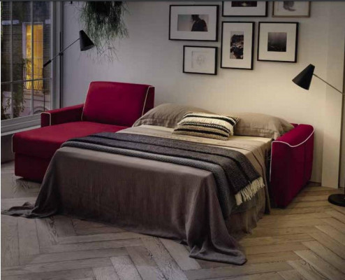 Ecksofa Modern Design Sofa Focus Tkanina L-Form Couch Wohnlandschaft Italský nábytek