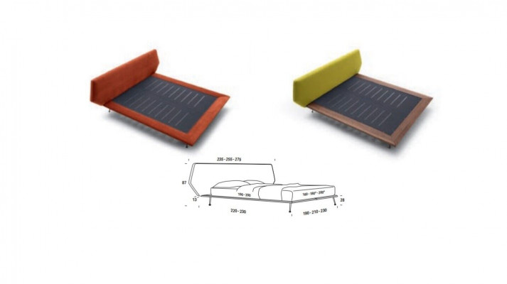 Návrh postele polstrované luxusní dvojité hotelové postele manželská postel 180x200cm ložnice textilie