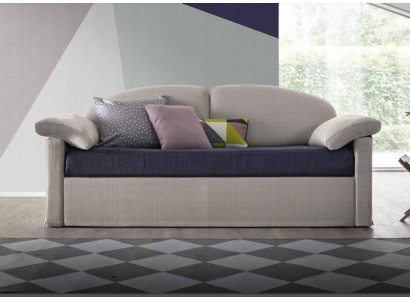 Design Sofa 3 Sitzer Couch Polster Luxus Textil Zweifarbig Italienische Möbel  Designová pohovka 3místná sedačka čalouněná luxusní textil dvoubarevná italský nábytek
