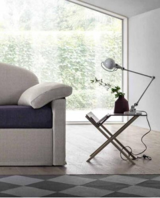 Design Sofa 3 Sitzer Couch Polster Luxus Textil Zweifarbig Italienische Möbel  Designová pohovka 3místná sedačka čalouněná luxusní textil dvoubarevná italský nábytek