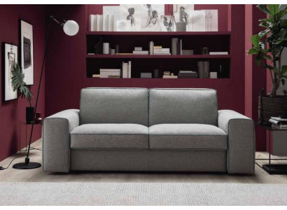 Třímiestná sedačka čalouněná designová pohovka moderní 3místné pohovky nábytková sedací souprava šedá.