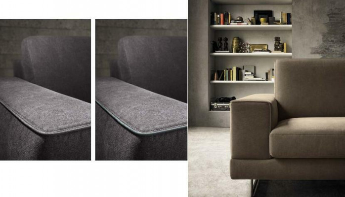 Luxus obývací nábytek Sedací souprava Sofa 3 Místná Moderní Pohovka Italský nábytek alfitalia