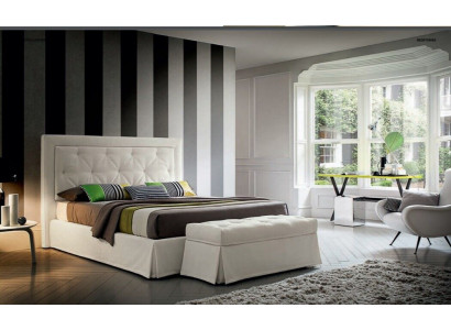 Postel Chesterfield 180x200cm Ložnice Textilie látková lůžkovina Design Luxusní hotel