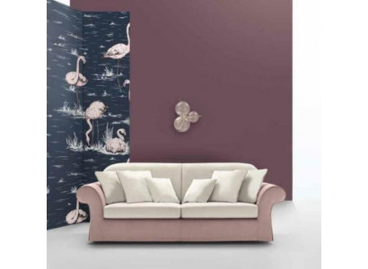 Klasický nábytek - pohovky Design Luxus Couch Sofa Textilie Pohovka Růžová 3místná
